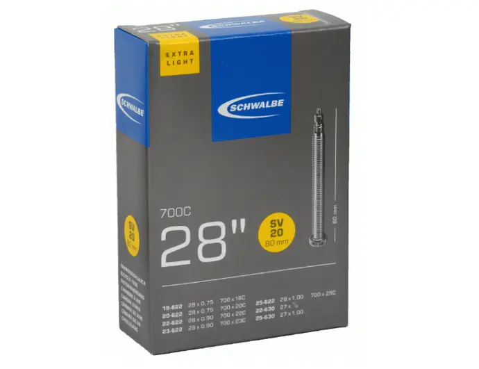 Schwalbe SV20 Extra Light Inner Tube for 28" - 80mm