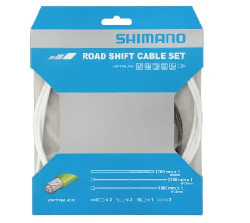 Shimano OT-SP41 OPTISLICK Road Shift Cable Set - white