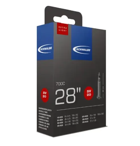 Schwalbe SV20 Extra Light Inner Tube for 28" - 40mm