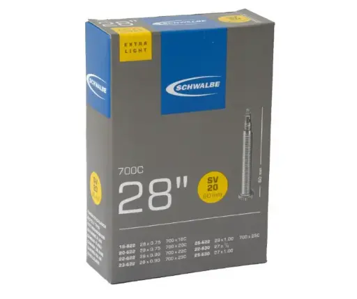 Schwalbe SV20 Extra Light Inner Tube for 28" - 60mm